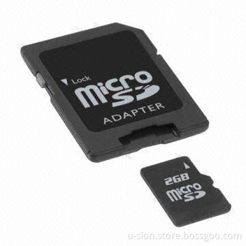 2GB MicroSD/TF Cards with Adapters, High Compatibility and Reliability, Fat32 Format